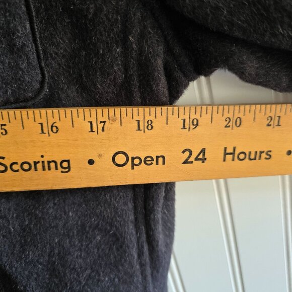 Harvé Benard Wool Blend Jacket Size 10 Button-Front Ukraine Chic Deadstock - Picture 9 of 10